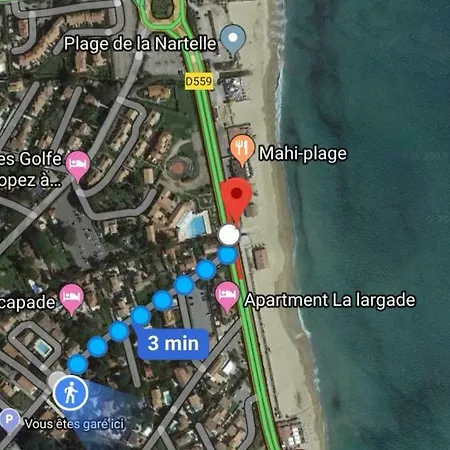 Apartman Sainte-maxime, Plage De La Nartelle